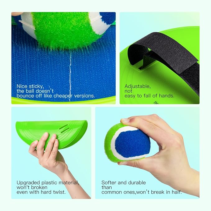 EVERICH Upgraded Toss and Catch Ball Game Set - Image 4