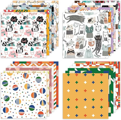 48 Sheets 24 Designs Scrapbook Paper Pad, Scrapbooking DIY Decorative - Image 5