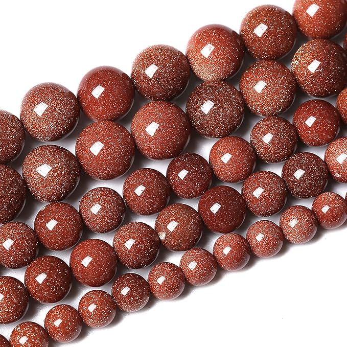 61pcs 6mm Natural Gold Sandstone Beads Gemstone Round Loose Beads by NaturalStoneBeads