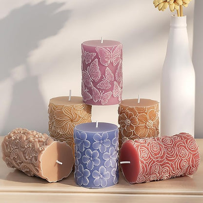 Cylinder Molds Silicone Wave Spiral Candle Mold - Image 6