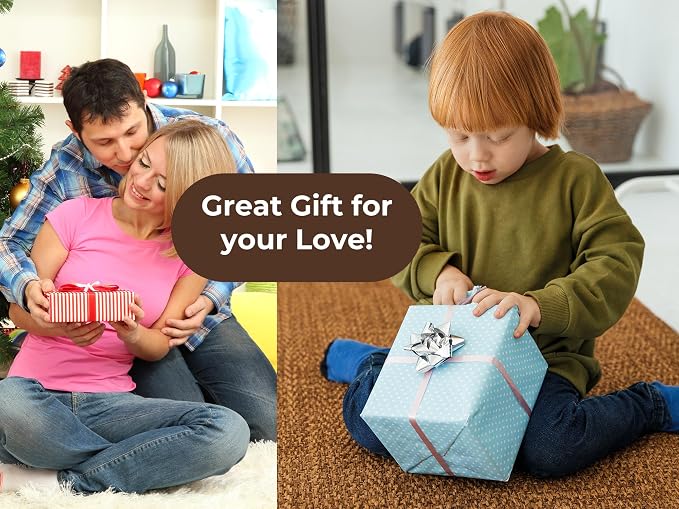 BSIRI Wooden XO Blocks Tic Tac Toe Board Games - Image 7