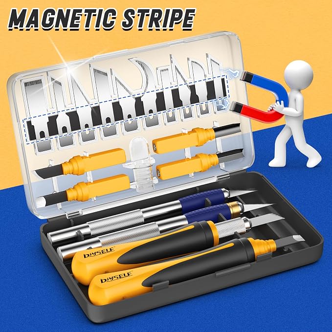 DIYSELF Exacto Knife, 22 Pack Exacto Knife Set - Image 5