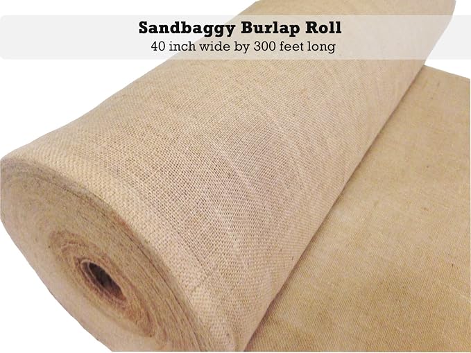 Sandbaggy Burlap Fabric Roll | 40 Inch by 300 ft | Great - Image 2