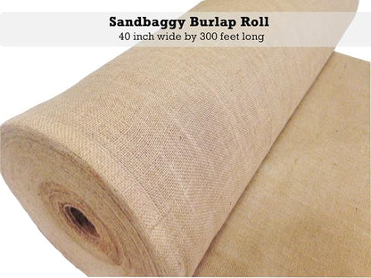 Sandbaggy Burlap Fabric Roll | 40 Inch by 300 ft | Great - Image 2