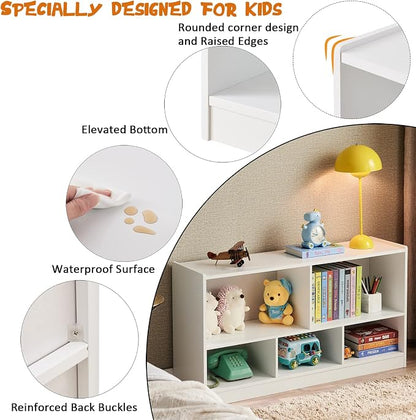 Toy Organizers and Storage, 5-Section Kids Bookshelf - Image 4