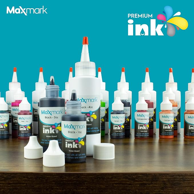 MaxMark Premium Refill Ink for self Inking Stamps and Stamp Pads - Image 6