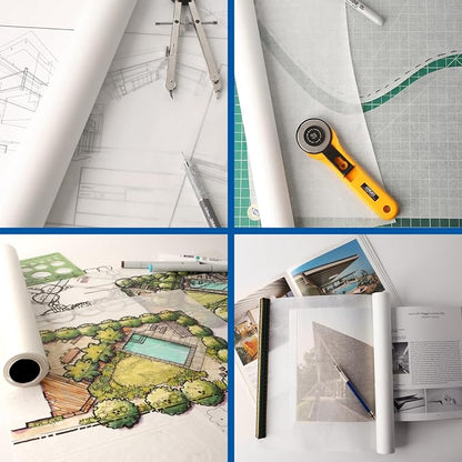 ALVIN 55W-A Lightweight Tracing Paper Roll, Suitable - Image 5