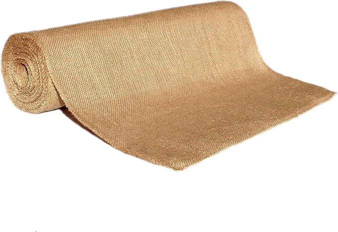 18" x 10yd NO-FRAY Burlap Roll ~ 3-5 Table Runners ~ ~ Natural Long Fabric by RC+RICHCRAFT
