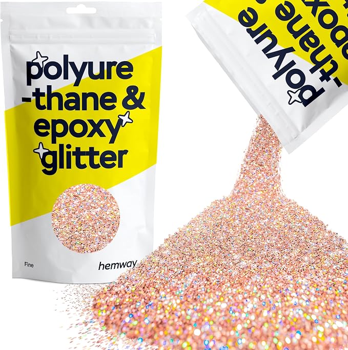 Hemway Polyurethane & Epoxy Resin Glitter 100g / 3.5oz Metallic Crystal Flake by Hemway