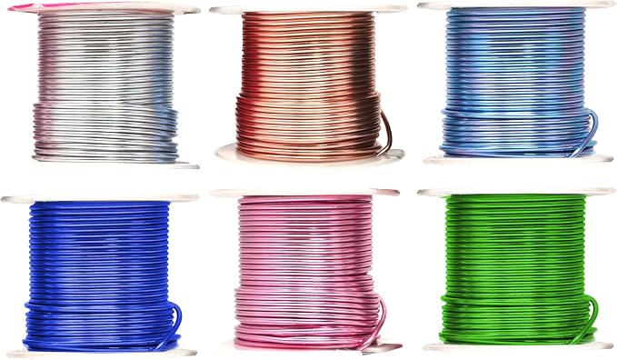 Mandala Crafts 14 Gauge Anodized Aluminum Craft Wire by MandalaCrafts