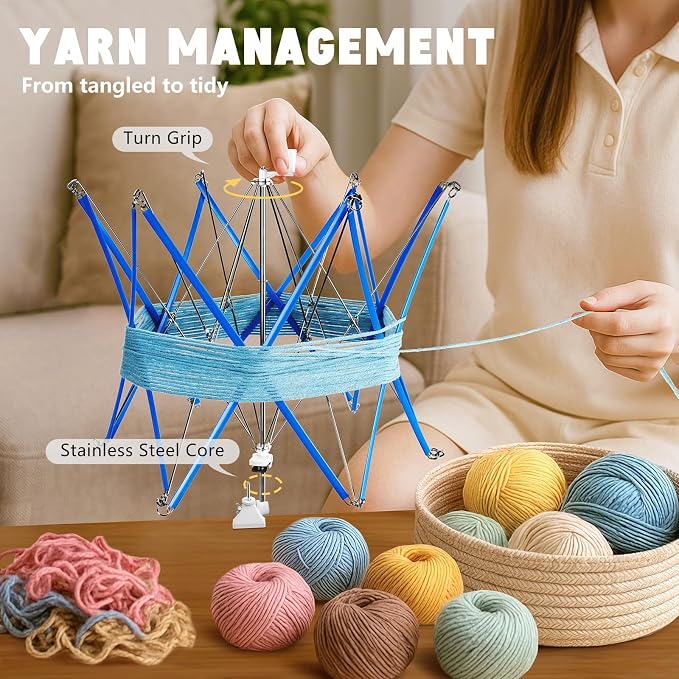 Yarn Winder and Swift, Electric Yarn Ball Winder & Swift Combo - Image 4