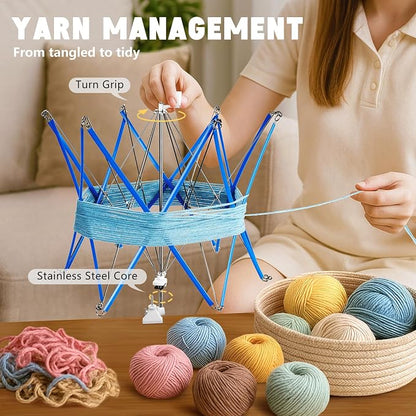 Yarn Winder and Swift, Electric Yarn Ball Winder & Swift Combo - Image 4