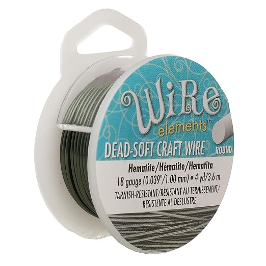 The Beadsmith Wire Elements Craft Wire – Tarnish Resistant, Soft Temper by TheBeadsmith