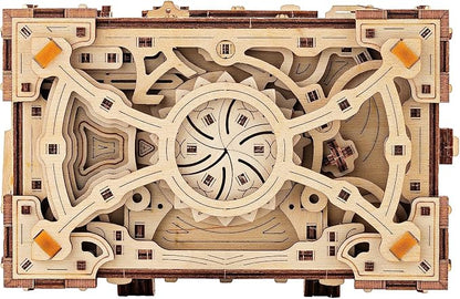 Wood Trick Enigma Chest Lock Puzzle Box Wooden 3D Puzzles - Image 8