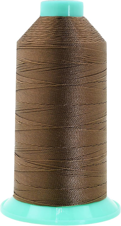 Mandala Crafts Bonded Nylon Thread Coyote Brown Heavy Duty Sewing Threads by MandalaCrafts