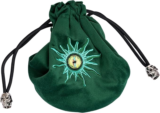Green Large Dice Bag D&D Cute Storage Bag - Image 3