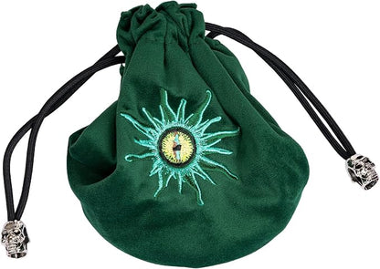 Green Large Dice Bag D&D Cute Storage Bag - Image 3