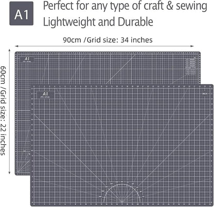 Headley Tools Thickened 24 x 36 Inch Self Healing Cutting Mat, Durable A1 - Image 2