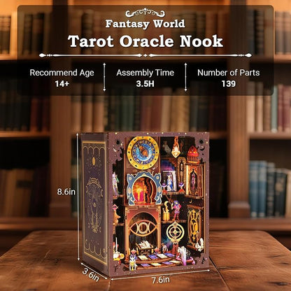 Book Nook Kit - DIY Miniature Dollhouse - Image 2