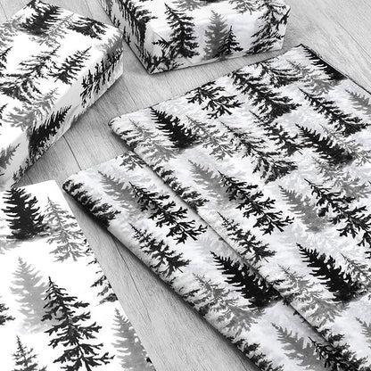 100 Sheets Christmas Tree Tissue Paper, 20x14in Forest Style Wrapping Tissue - Image 5