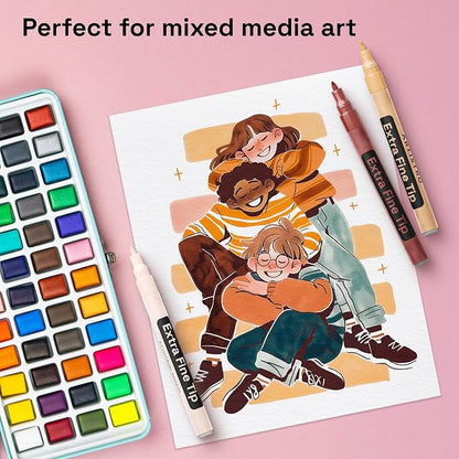 ARTISTRO 12 Skin Tones Paint Markers - Image 8