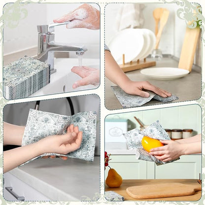 Yeaqee 100 Pcs Vintage Boho Napkins Paper Guest Towels 2 Ply Decoupage Napkins - Image 5