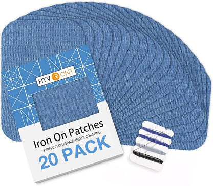 HTVRONT Iron on Patches for Clothing Repair, Cotton Patches Iron on by HTVRONT