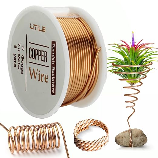 UTILE 18 20 22 24 Gauge 90 ft 99.9% Pure Soft Copper Wire by UTILE