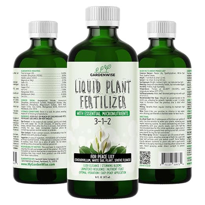 Peace Lily Fertilizer: 3-1-2 Liquid Fertilizer - Image 2