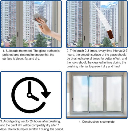 Frosted Glass Paint, Door and Window Shading, UV Resistant, Waterproof - Image 6