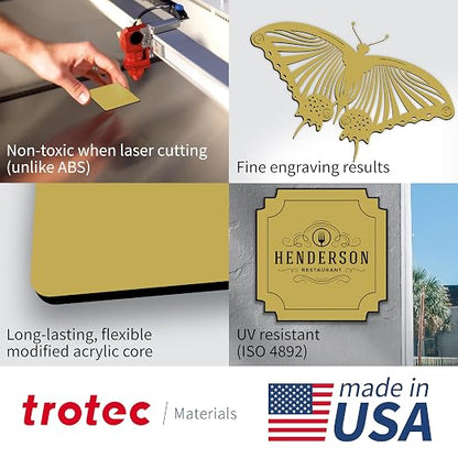 Trotec TroLase Lights | 24"x12"x1/250" | Adhesive-Backed Flexible Laser - Image 3