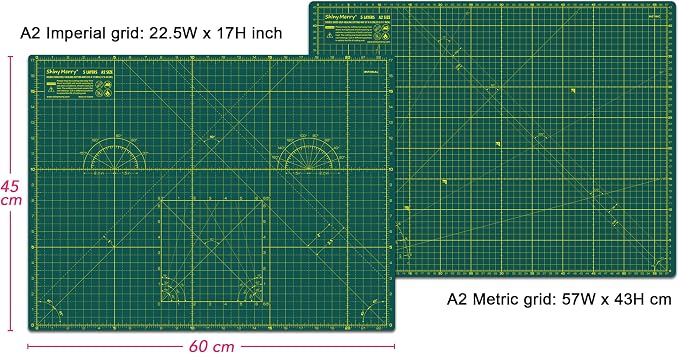 Self Healing Cutting Mat A2 18"x24" – Double Sided 5-Ply Craft Mat - Image 4