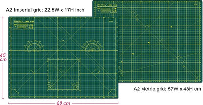 Self Healing Cutting Mat A2 18"x24" – Double Sided 5-Ply Craft Mat - Image 4