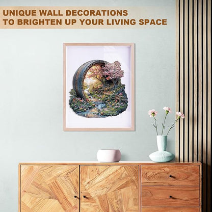 Wooden Puzzles for Adults, Spring Flower Wooden Jigsaw Puzzle for Adults - Image 8