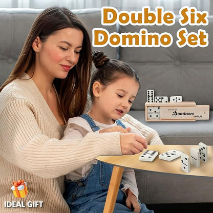 Smilejoy Dominoes Set for Adults, Domino Set for Classic Board Games, Double 6 - Image 7