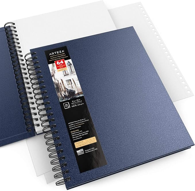 ARTEZA ARTZ-9156 Watercolor-Paper, 9x12-inch-2 Pack - Image 4