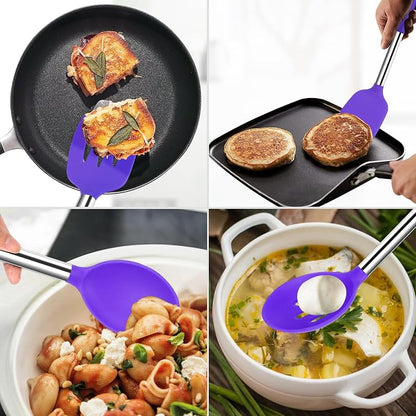 Silicone Spatula Spoon Set, BPA Free Kitchen Turners - Image 6