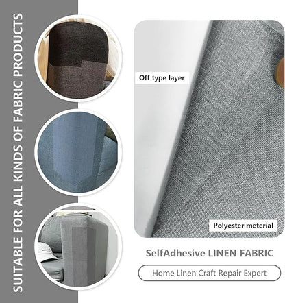 Fabric Repair Patches, Linen Repair Tape Self-Adhesive Fabric Patches Durable - Image 5