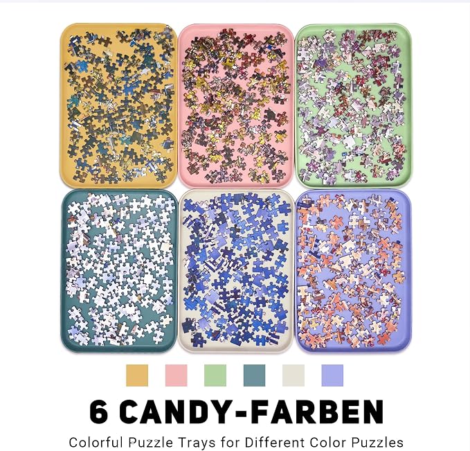 12" x 8.7" Puzzle Sorting Trays - Image 4