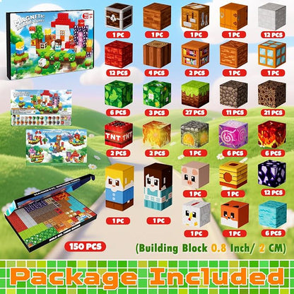 Goody King 150pcs Magnetic Blocks - Image 2