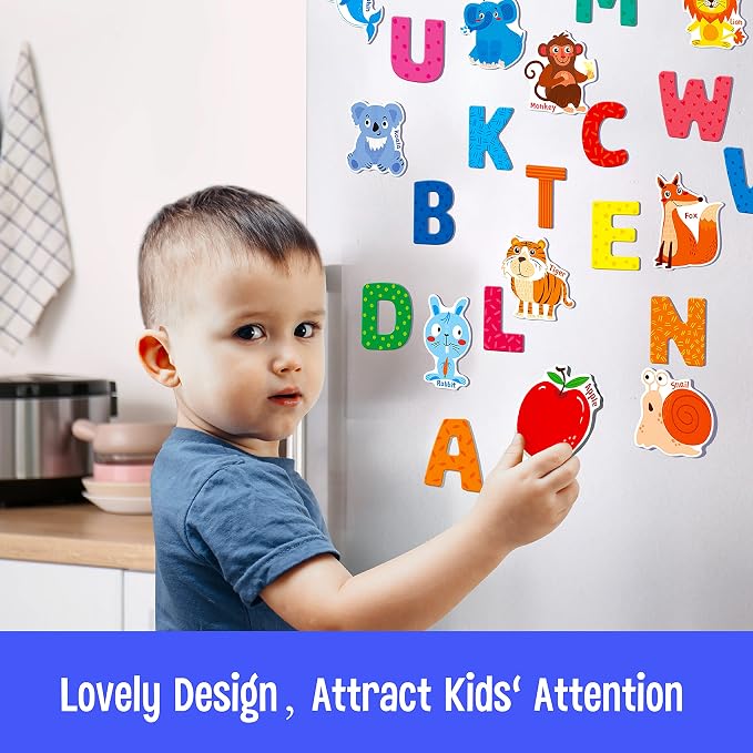 Large Magnetic Letters and Animals, Educational Learning Tool - Image 5