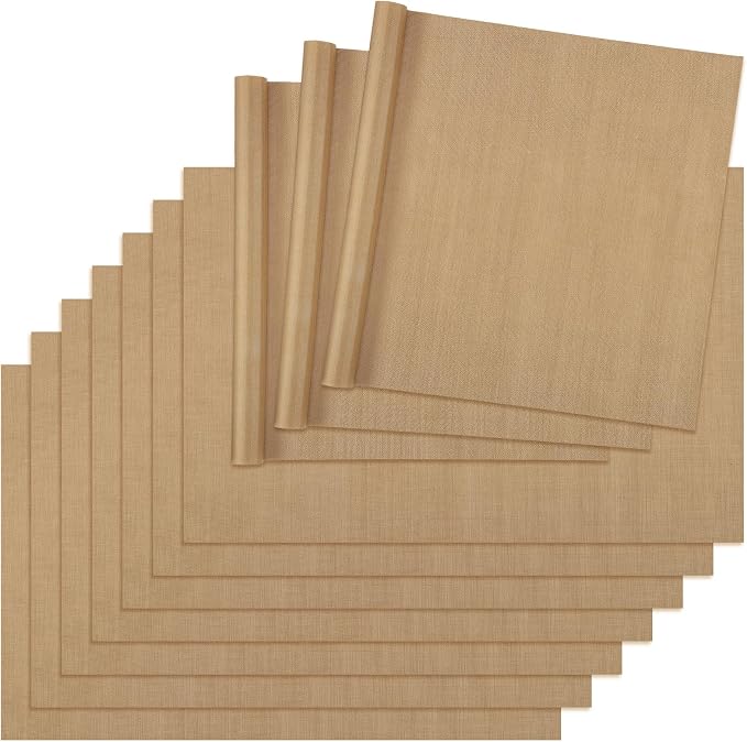 Svaldo Teflon Sheets for Heat Press 16x24, 10 Pack, Heat Press Paper for T by Svaldo