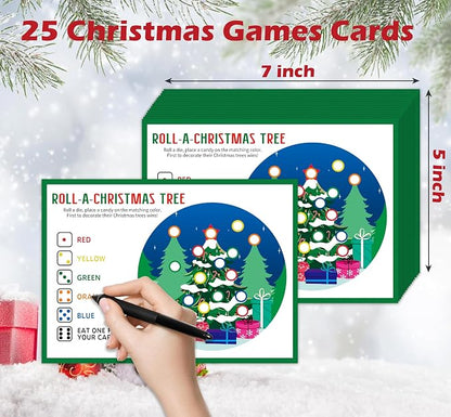 Roll A Christmas Tree Dice Game, Christmas Games - Image 2