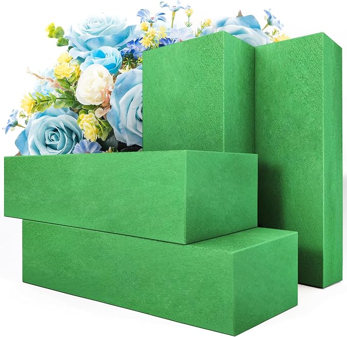 Max Shape Pack of 4 Large Size Floral Foam Blocks by MaxShape