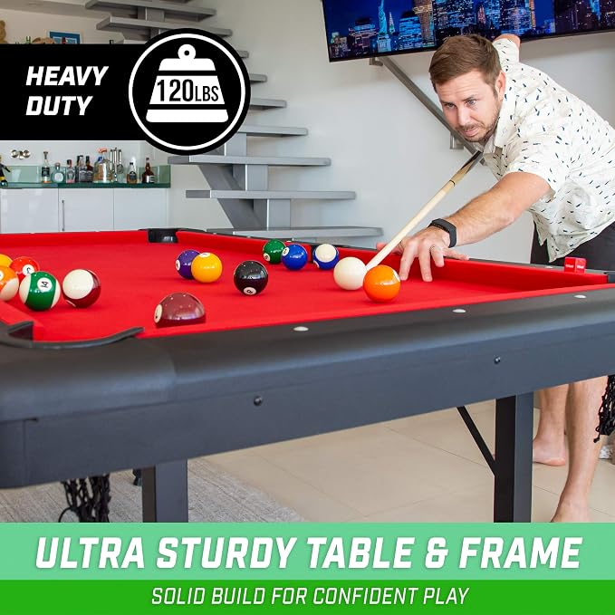 GoSports 6, or 8 ft Billiards Tables - Image 3