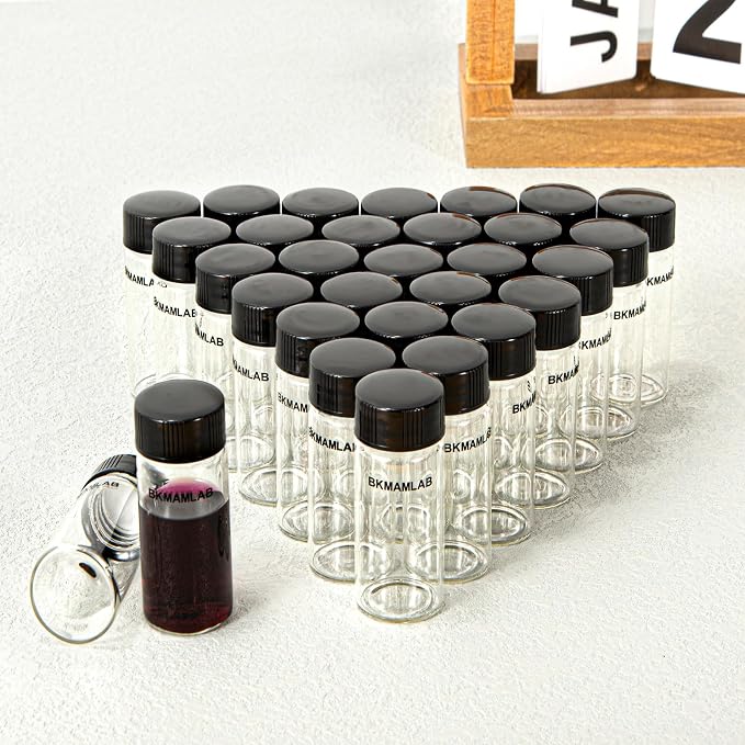 20ml Clear Small Glass Vials 30pcs - Image 5