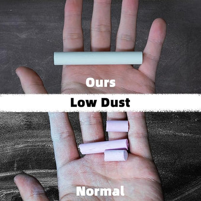 Colored Chalk 100PCS, Low Dust Chalks Stick Bulk - Image 4