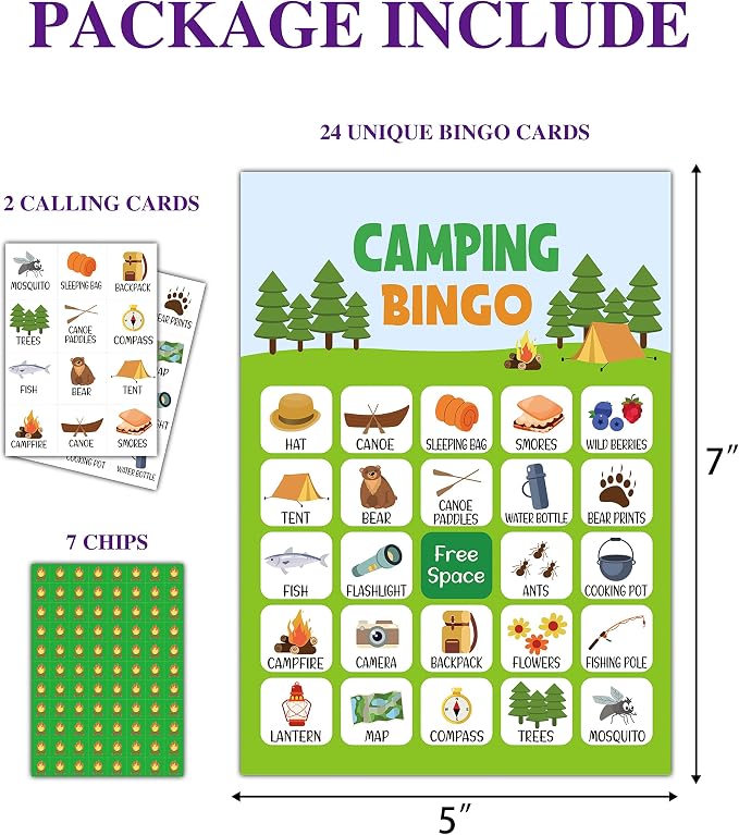 Camping Bingo Game - Image 2