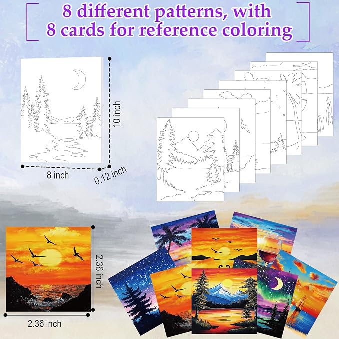 Cholemy 36 Pcs Paint and Sip Kit - Image 3
