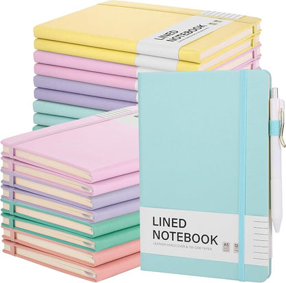 Aodaer 30 Set Lined Notebook Journals by Aodaer